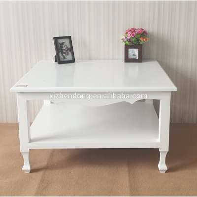 White wooden Tea Table